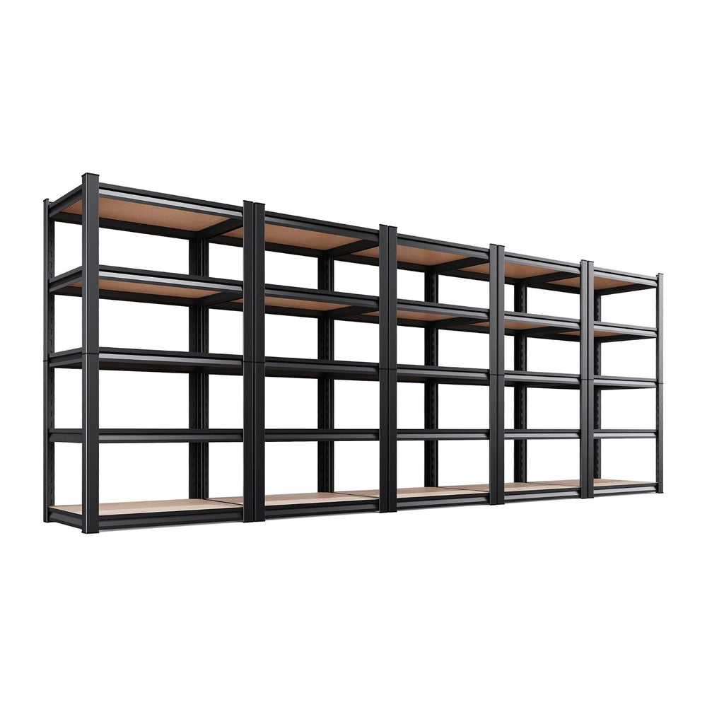 AOAORRG Set of 5 Garage Shelving Heavy Duty Storage Shelves, Metal Adjustable...