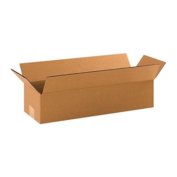 AVIDITI 18 x 6 x 4 Corrugated Cardboard Boxes, Long 18"L x 6"W x 4&...