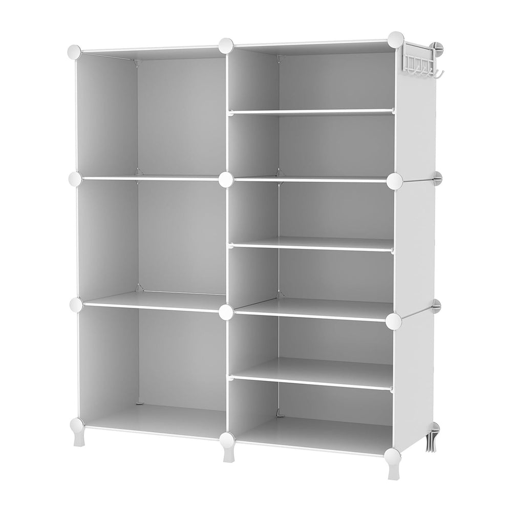 AWTATOS 6 Cube Closet Organizer Storage Shelves, White