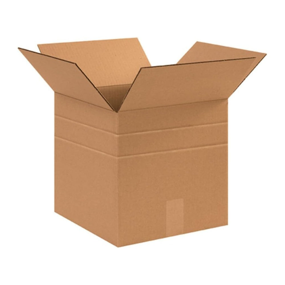 BOX USA MD121212 Multi-Depth Corrugated Cardboard Box 12" L x 12" W...
