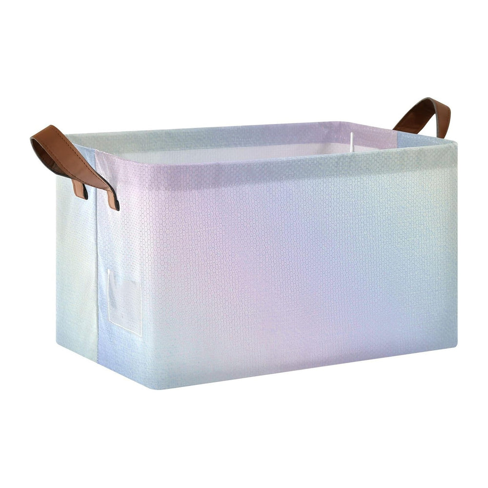 CEBUGI Iridescent Gradient 2 Pack Large Waterproof Collapsible Storage Bin Fo...