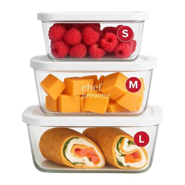 Chef Preserve Glass Vacuum Seal Containers