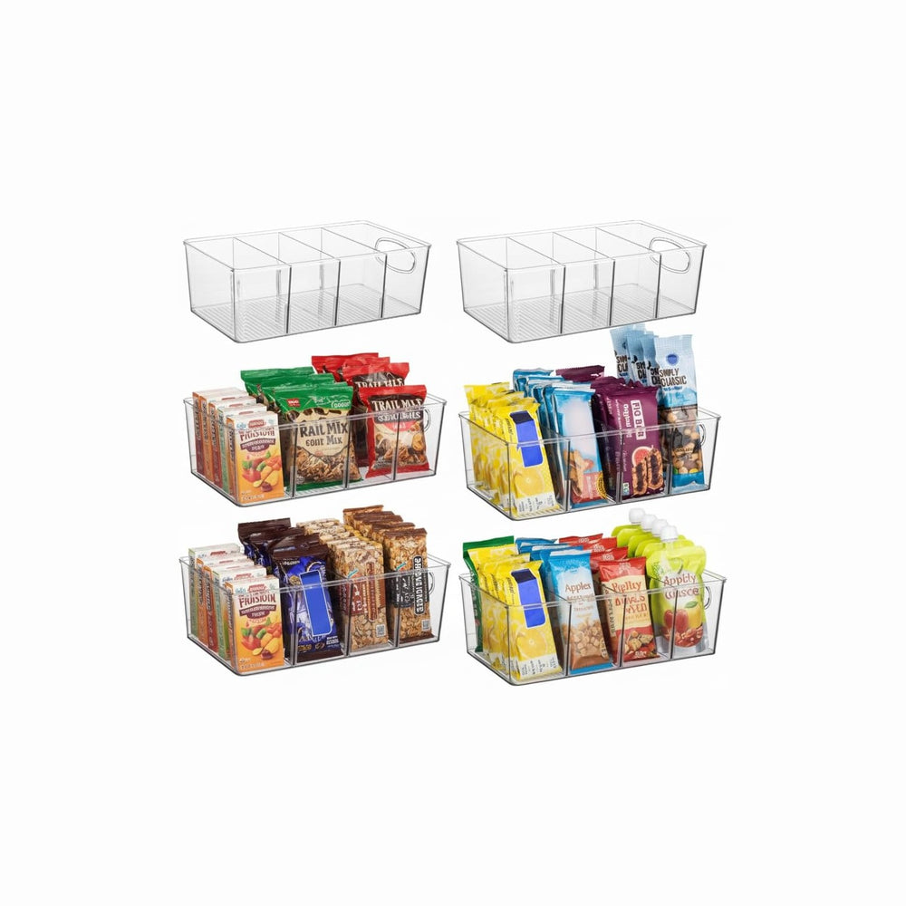 ClearSpace Pantry Organizers and Storage and Cabinet Organizer, 6 Pack