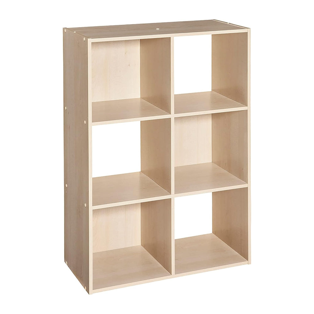 ClosetMaid Cubeicals 6 Cube Storage Shelf Organizer Bookshelf, Stackable, Ver...