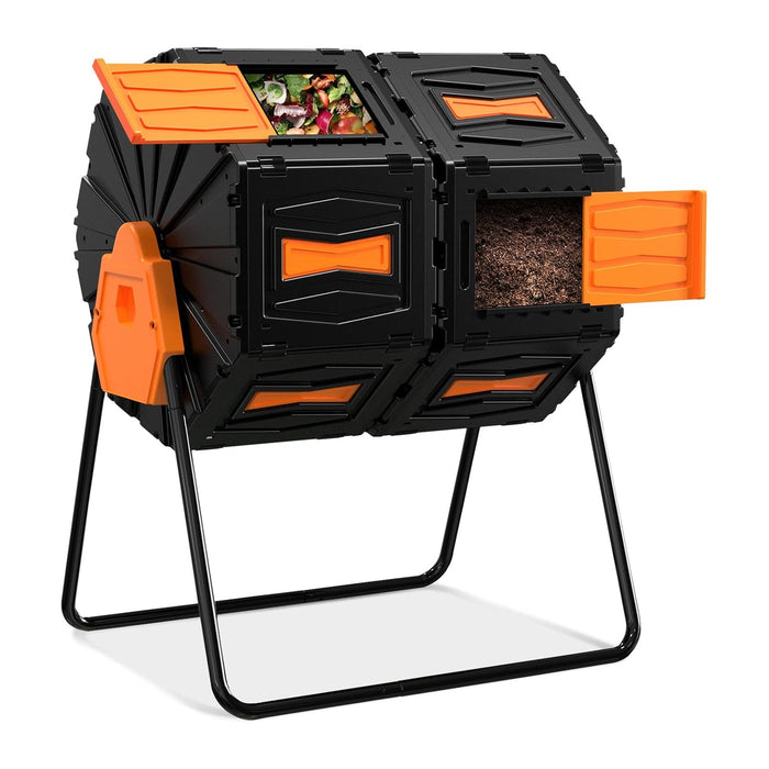 Compost Tumbler, Easy Assemble & Efficient Outdoor Compost Bin, 45 Gallon/170