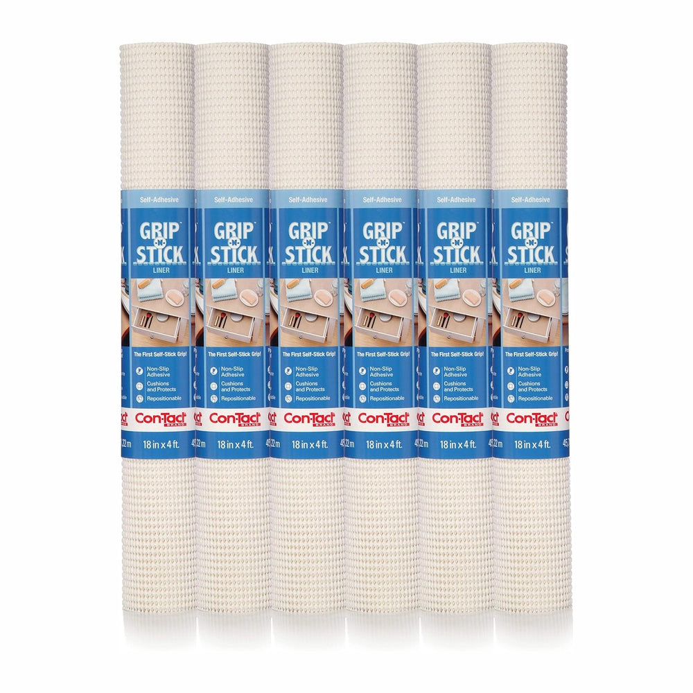 Con-Tact Brand Grip-N-Stick Durable Self-Adhesive Non-Slip Shelf and Drawer L...