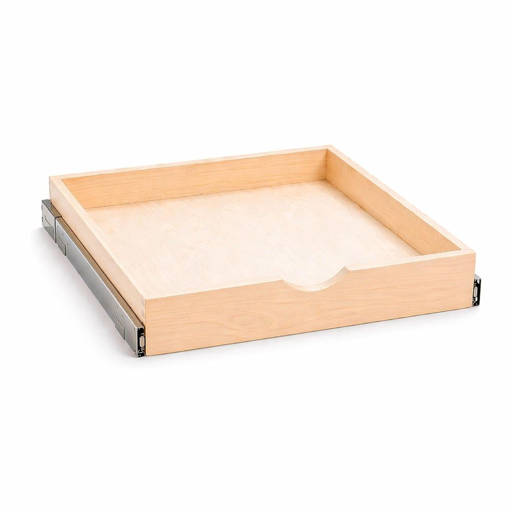 COUVER Birch Wood Pull Out Cabinet Organizer, Soft Close, 33 Inch