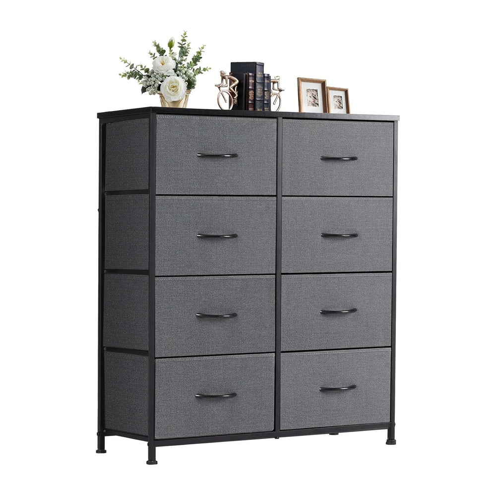 DUMOS 8 Drawer Dresser for Bedroom, Fabric Storage Organizer
