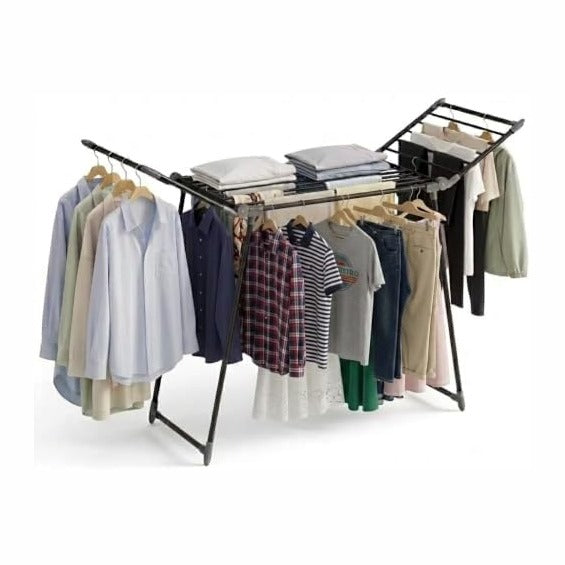 Foldable Clothes Drying Rack | Heavy Duty | 66 lb Capacity | Space Saving