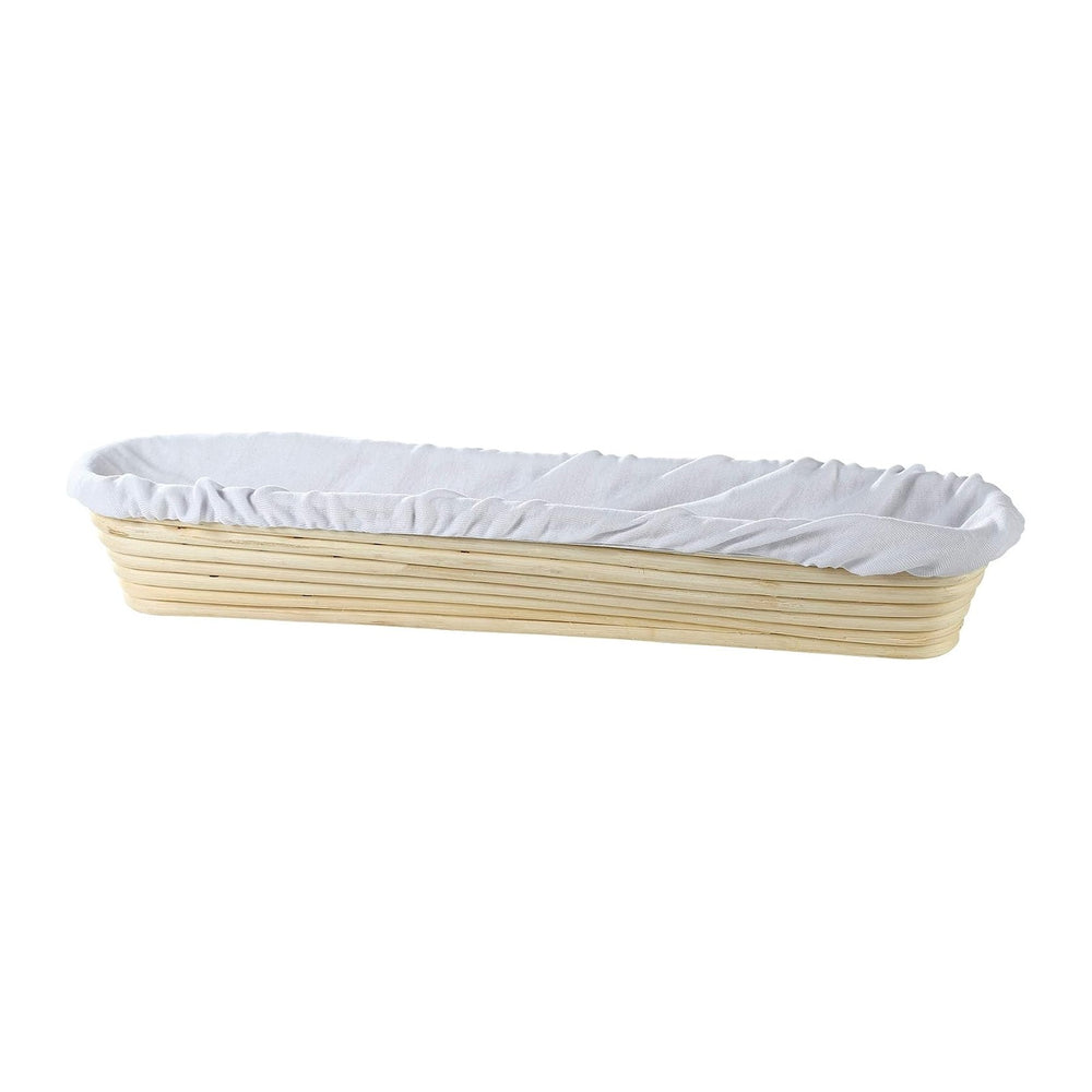 Frieling Rectangular Banneton Proofing Basket - Bread Rising Basket with Cott...
