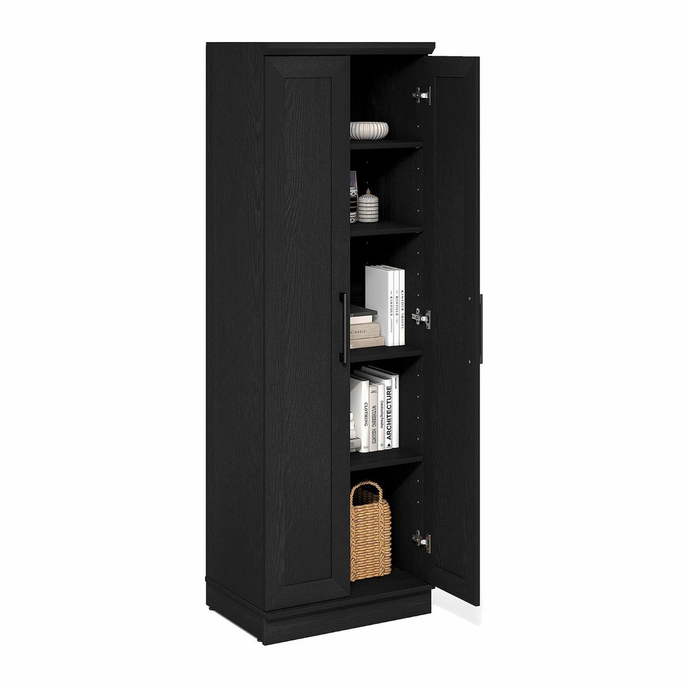 Furinno Robin Storage Cabinet, 5-Tier Pantry Cabinet with Adjustable Shelves,...