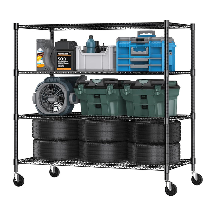 Himimi 4 Tier Wire Shelving