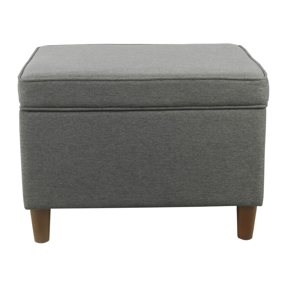 HomePop 24" Storage Ottoman - Gray