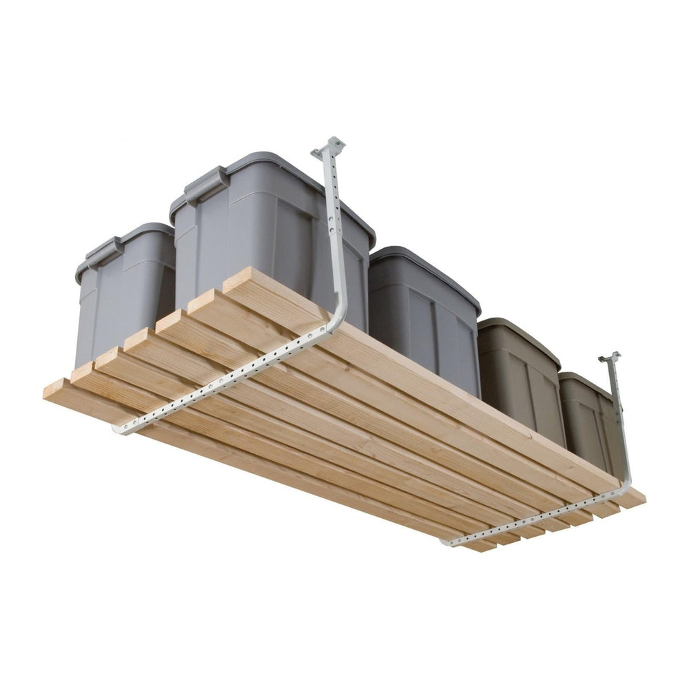 HyLoft 33 in. x 34 in. Adjustable Garage Ceiling Mount Storage Rack Kit, Gara...