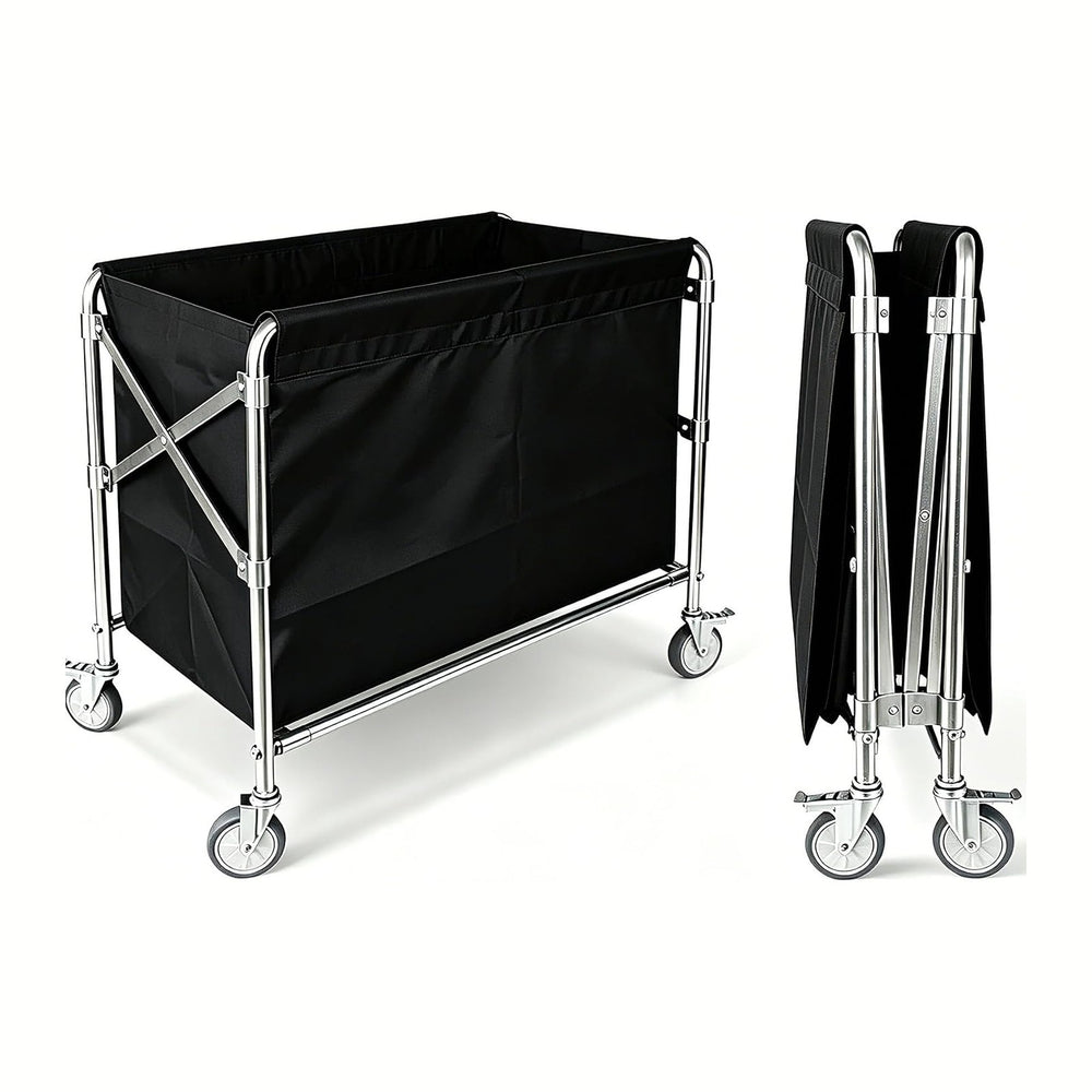 Industrial Collapsible Laundry Cart with Wheel 12 Bushel (400l)