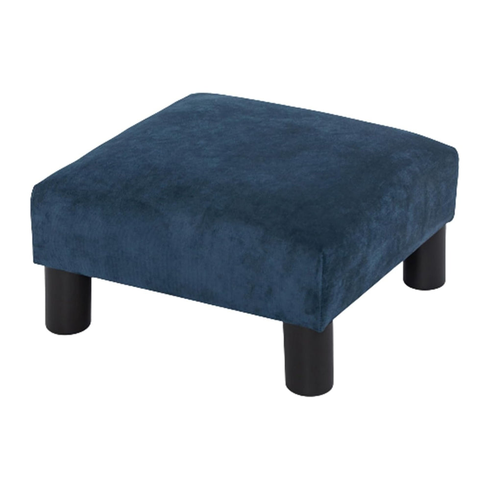 Joveco Small Foot Rest Stool Ottoman, 15" Fabric Square Short Low Footst...