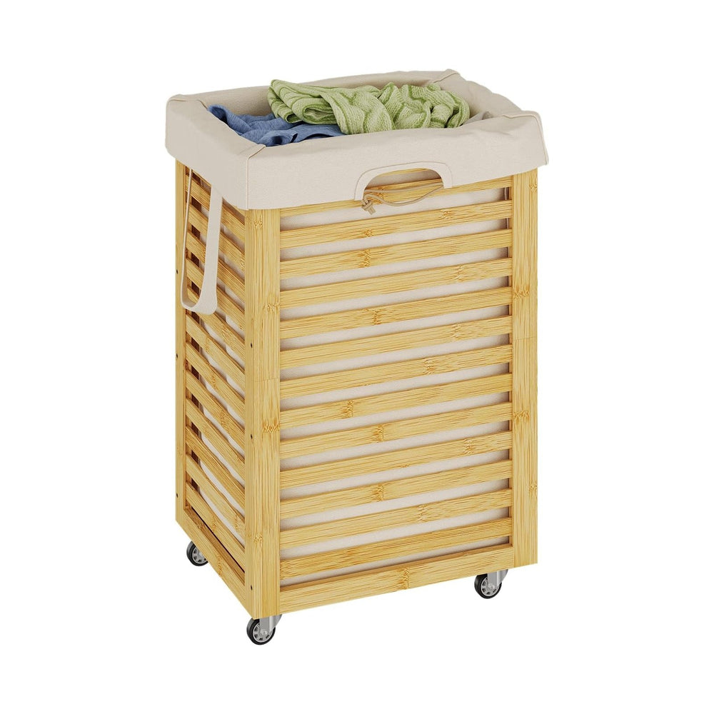 Laundry Hamper bamboo wood Laundry Clothes Laundry Hamper Clothes Storage