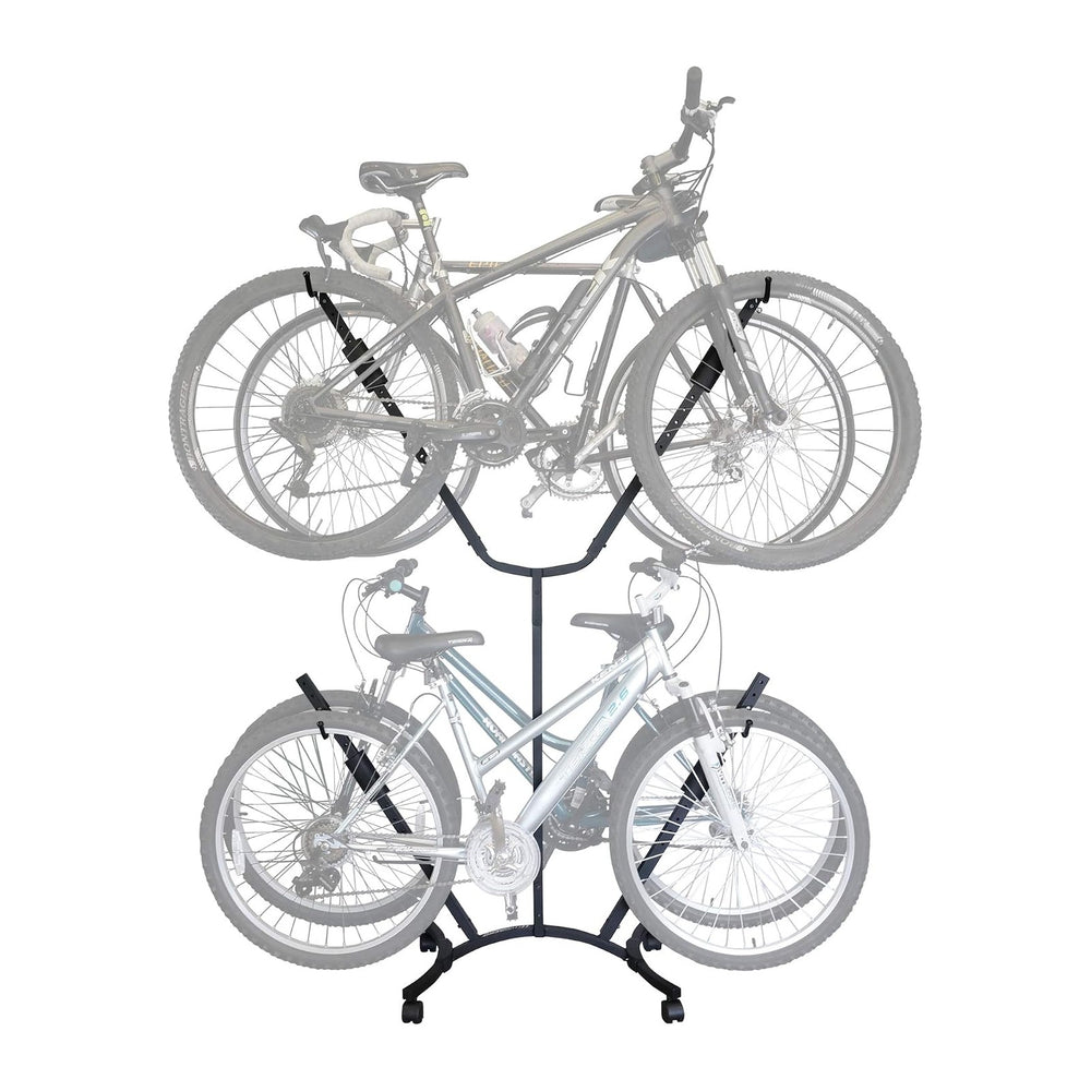 Let's Go Aero V-Tree-4 Four Bike Home & Garage Mobile Storage Stand