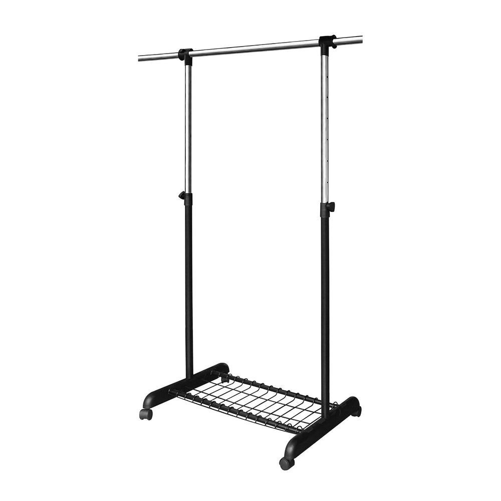 LiaMeE Adjustable Clothing Rack for Hanging Clothes, Heavy Duty Garment Rack ...