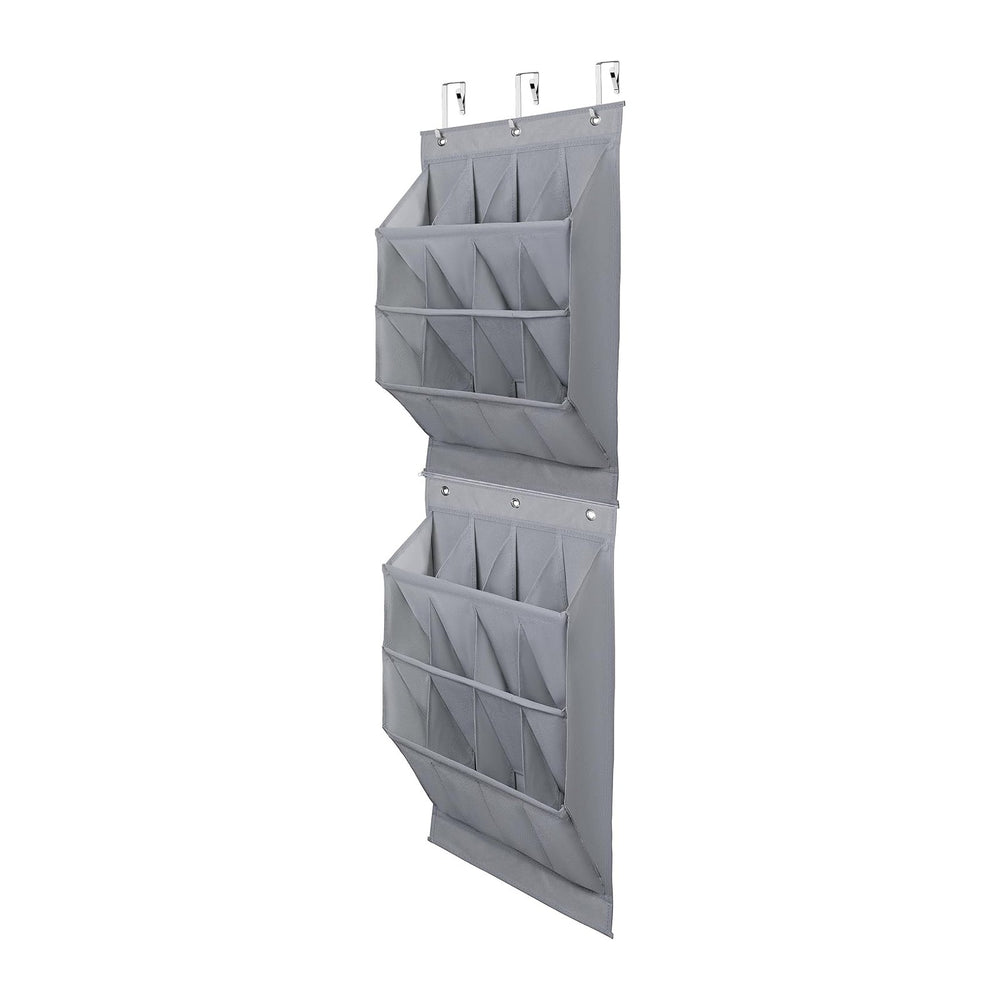 Libeder Over the Door Shoe Organizer,24 Pockets Door Shoe Organizer Hanging, ...