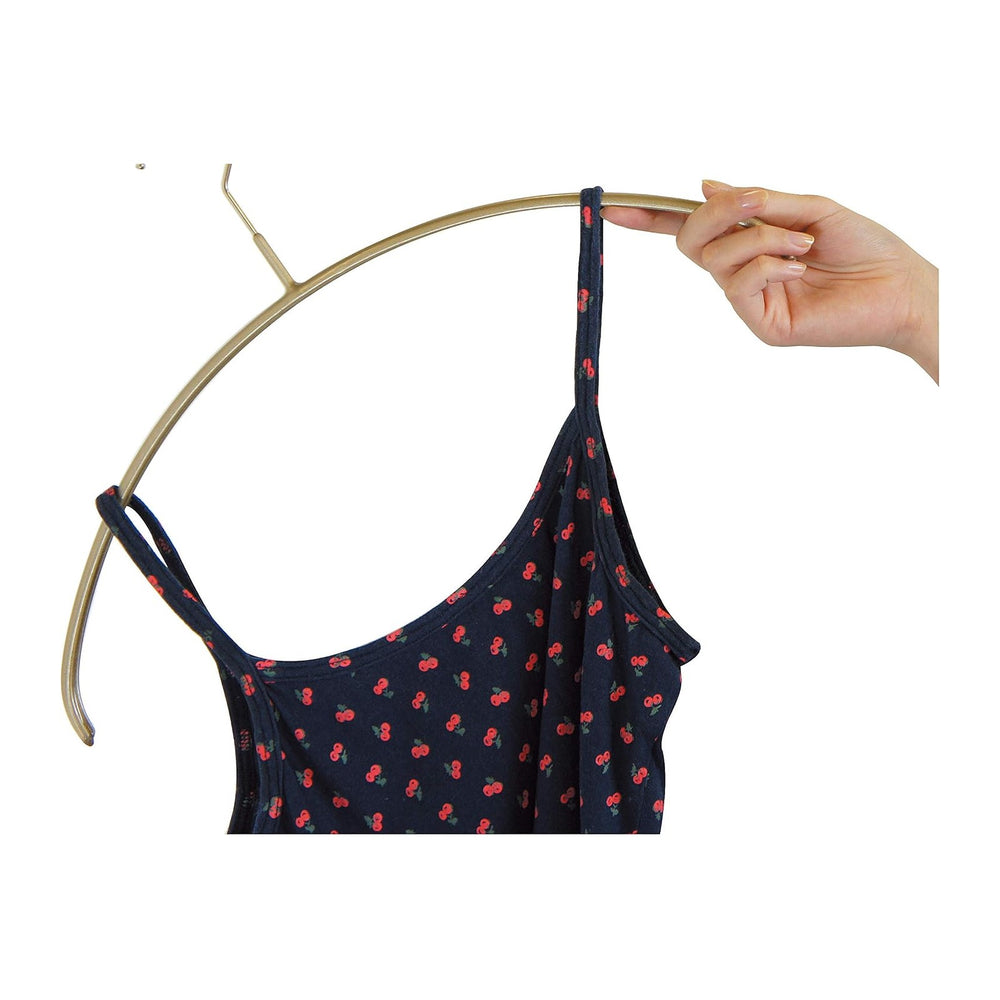 MAWA 119610 Non-Slip Hangers, Human Body Hangers, Set of 60, Gold, 15.7 x 8.7...