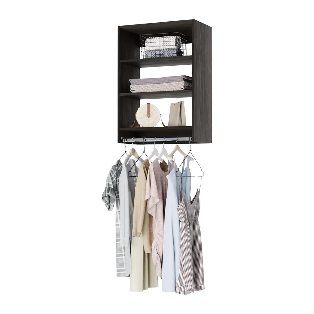 Medium Hanging Closet Unit - Modular Closet System For Hanging - Corner Close...