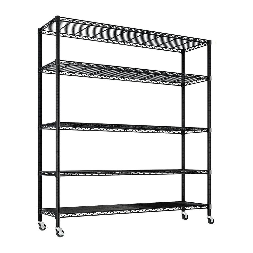 Metal Wire Shelving Unit Storage Shelves, Heavy Duty Metal Storage Shelf with...