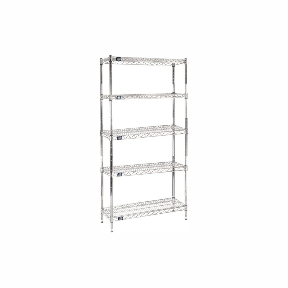 Nexel - 24" x 30" x 86", 5 Tier, NSF Listed Adjustable Wire Sh...