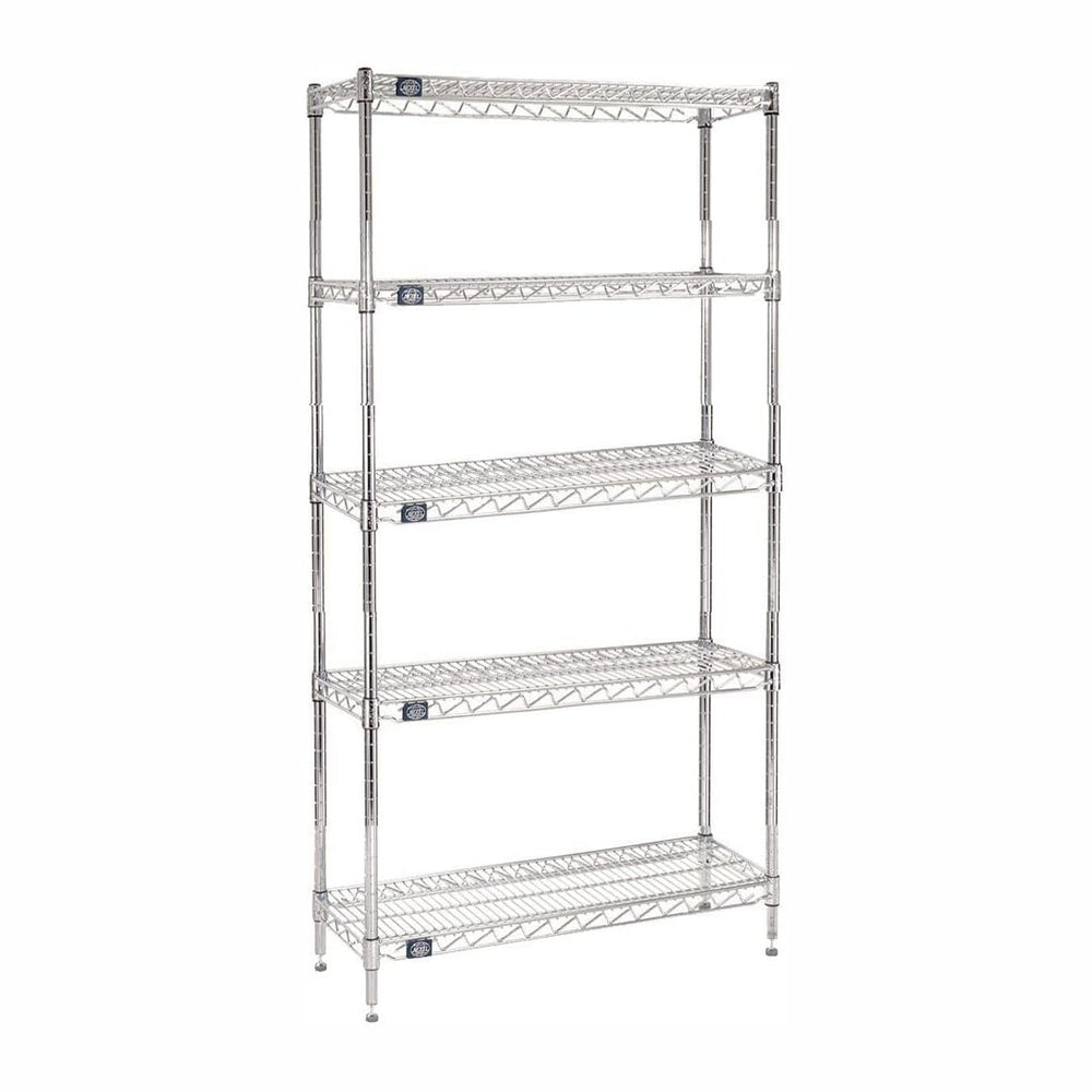 Nexel - 24" x 30" x 86", 5 Tier, NSF Listed Adjustable Wire Sh...