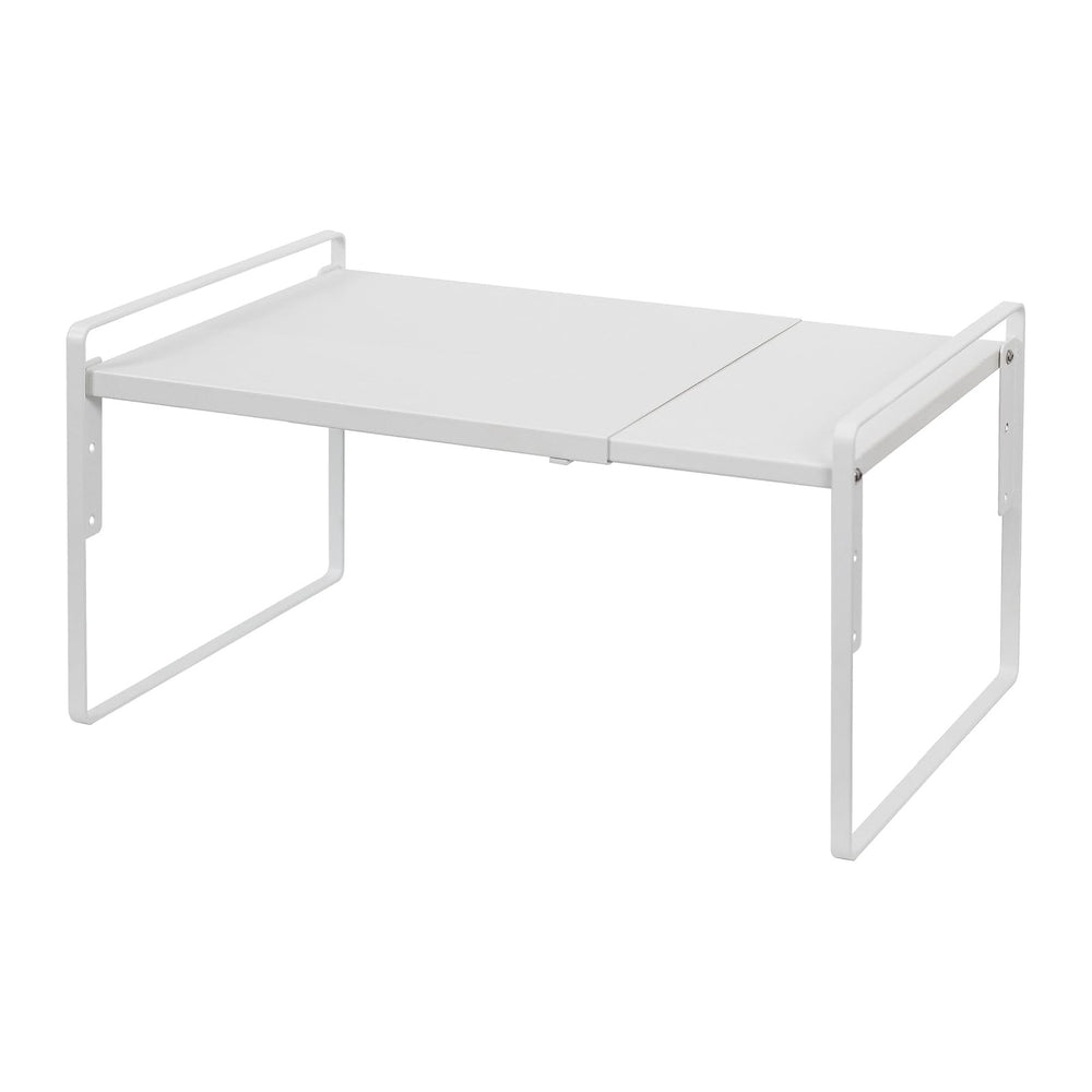 Nxconsu Cabinet Shelf Riser, Adjustable Cabinet Organizer, 10.3" Deep White