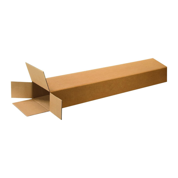 Partners Brand P8452FOL Side Loading Boxes, 8"L x 4"W x 52"H, Kraft (Pack of 15)
