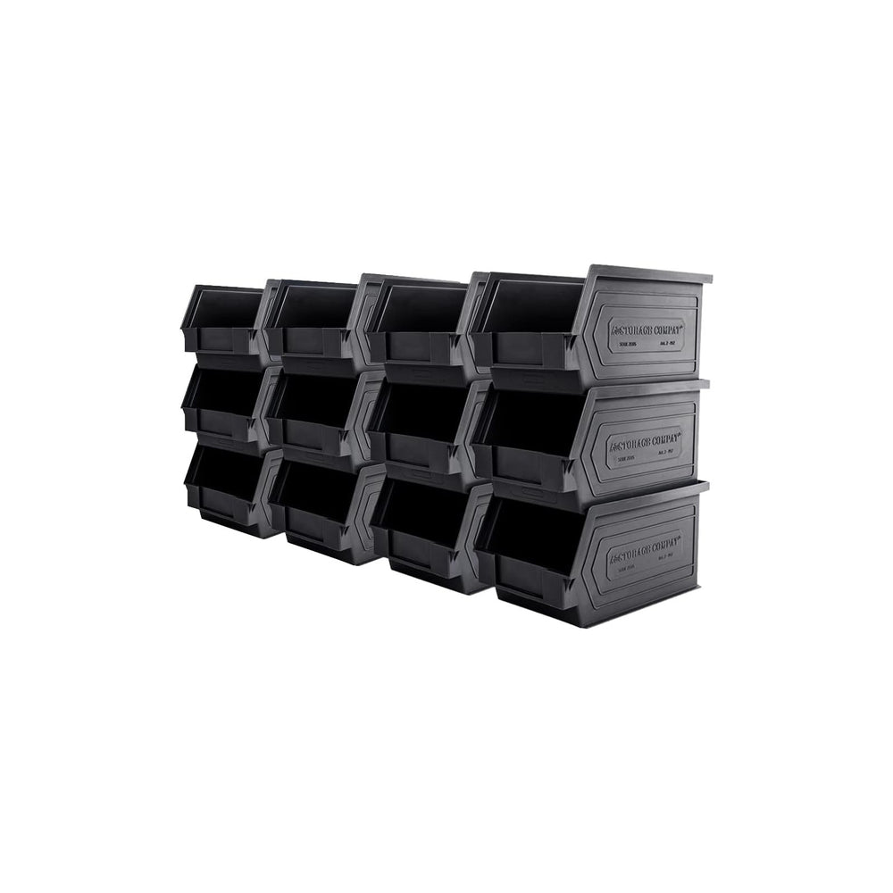 Plastic Storage Bins, Hanging, Stackable, Storage Organizer Bin for Warehouse...