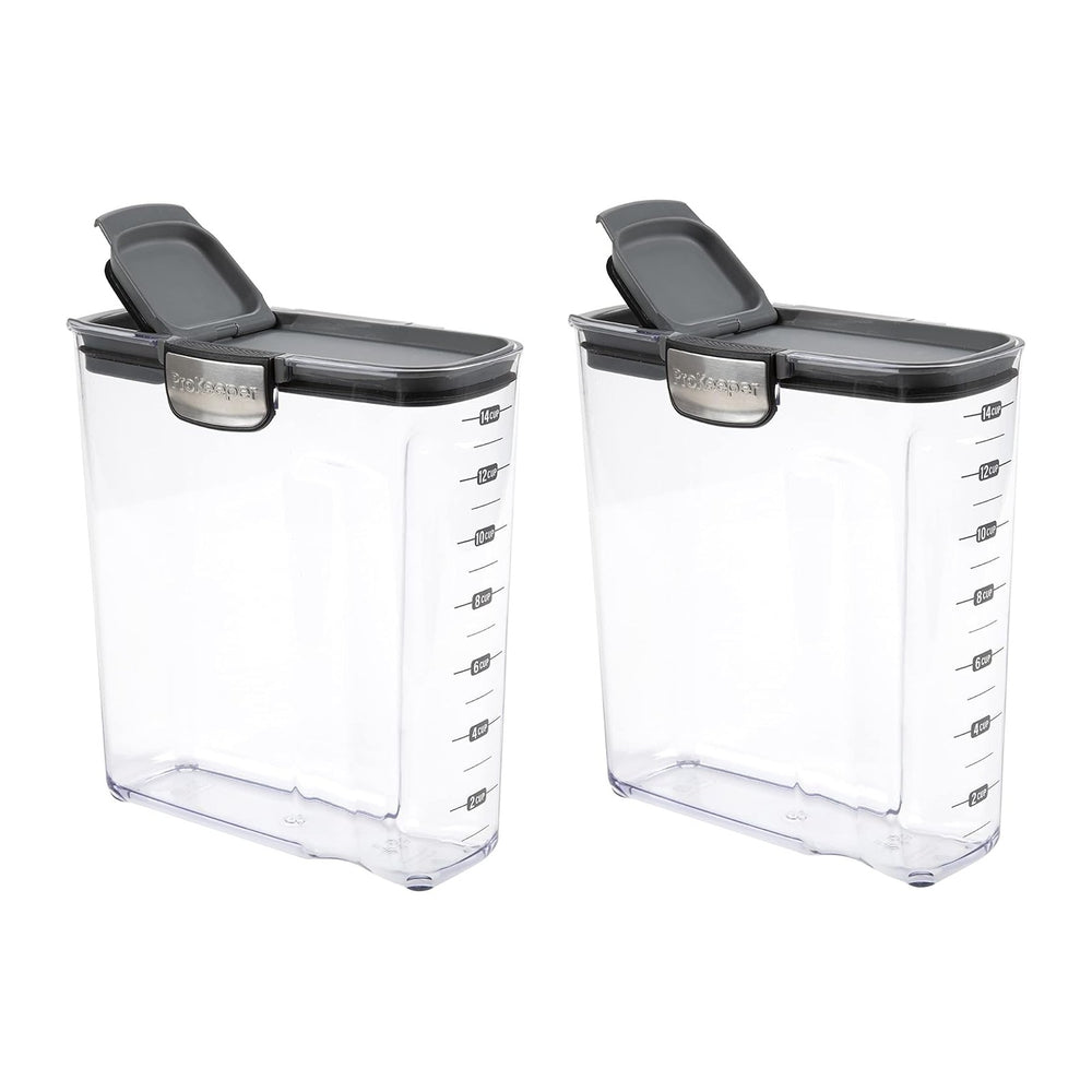 Progressive International ProKeeper+ Clear Plastic Airtight Food Baker's ...