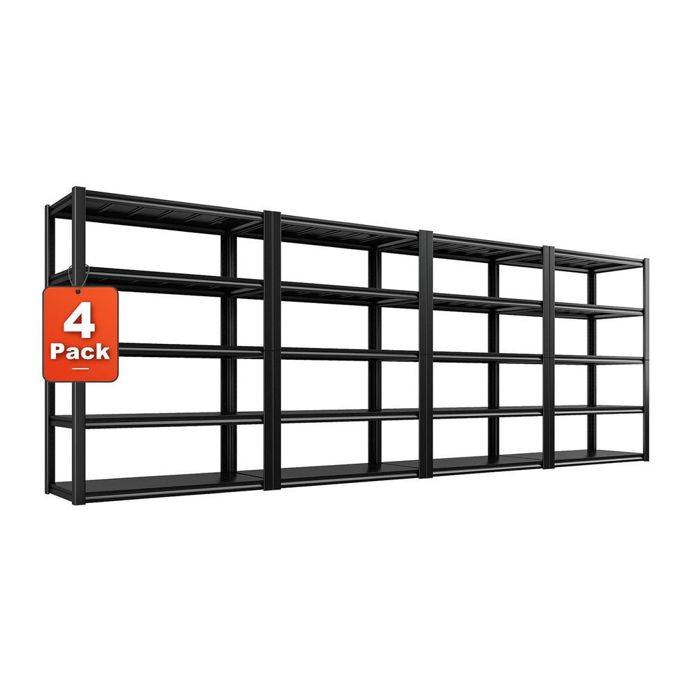 REIBII Garage Shelving 48.2" W Storage Shelves 3000LBS Metal Shelving He...