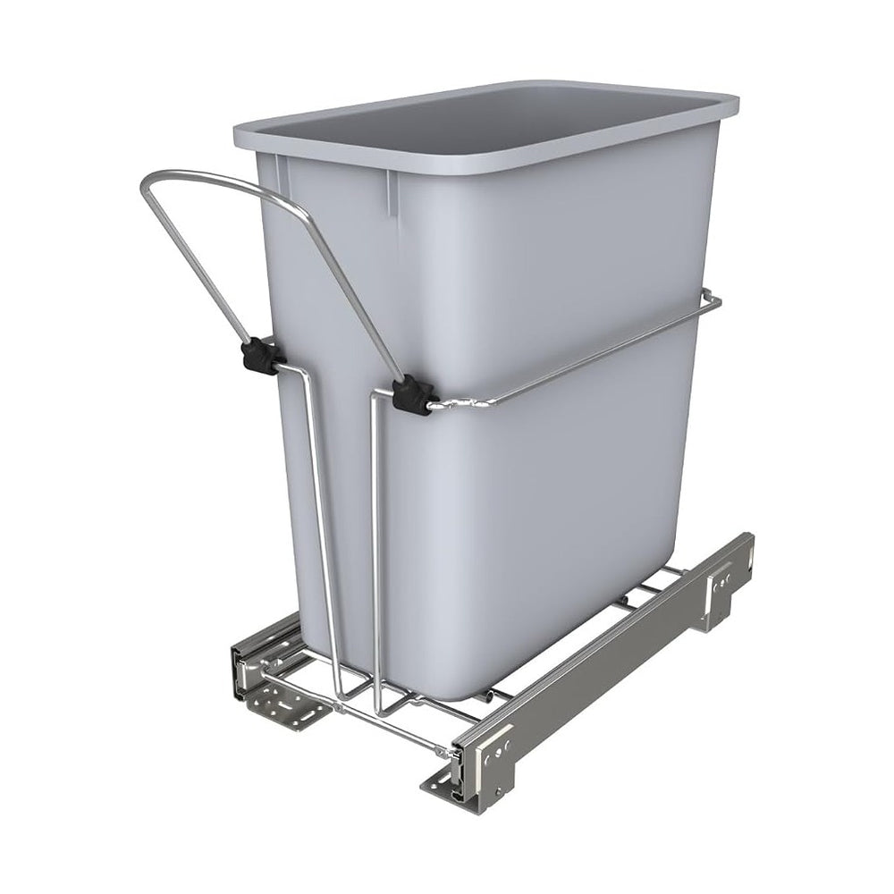 REV-A-SHELF Chrome Steel Pullout Waste Container