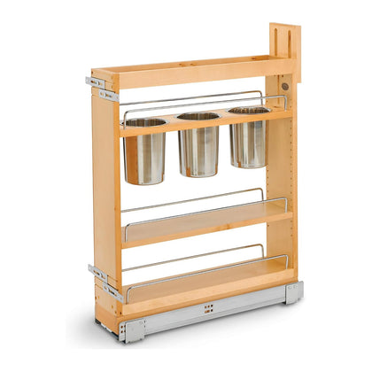 Rev-A-Shelf Pullout Organizer w/Soft-Close, Min Cabinet Opening 5.5" W