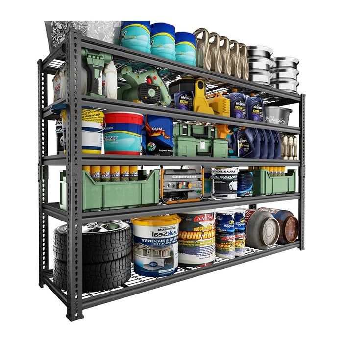 ROOMTEC Garage Shelving, 3300 LBS Capacity Storage Shelves Heavy Duty, 5 Tier