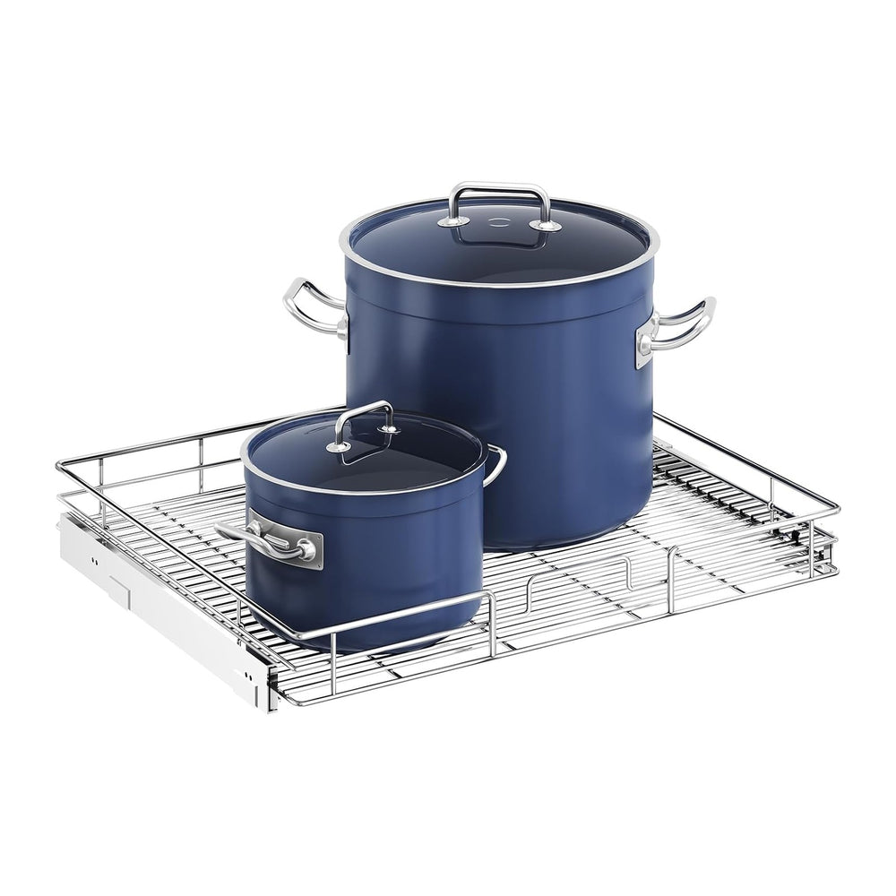 ROOMTEC Pull Out Cabinet Organizer, Cabinet Pull Out Shelves 28½" W x 21...