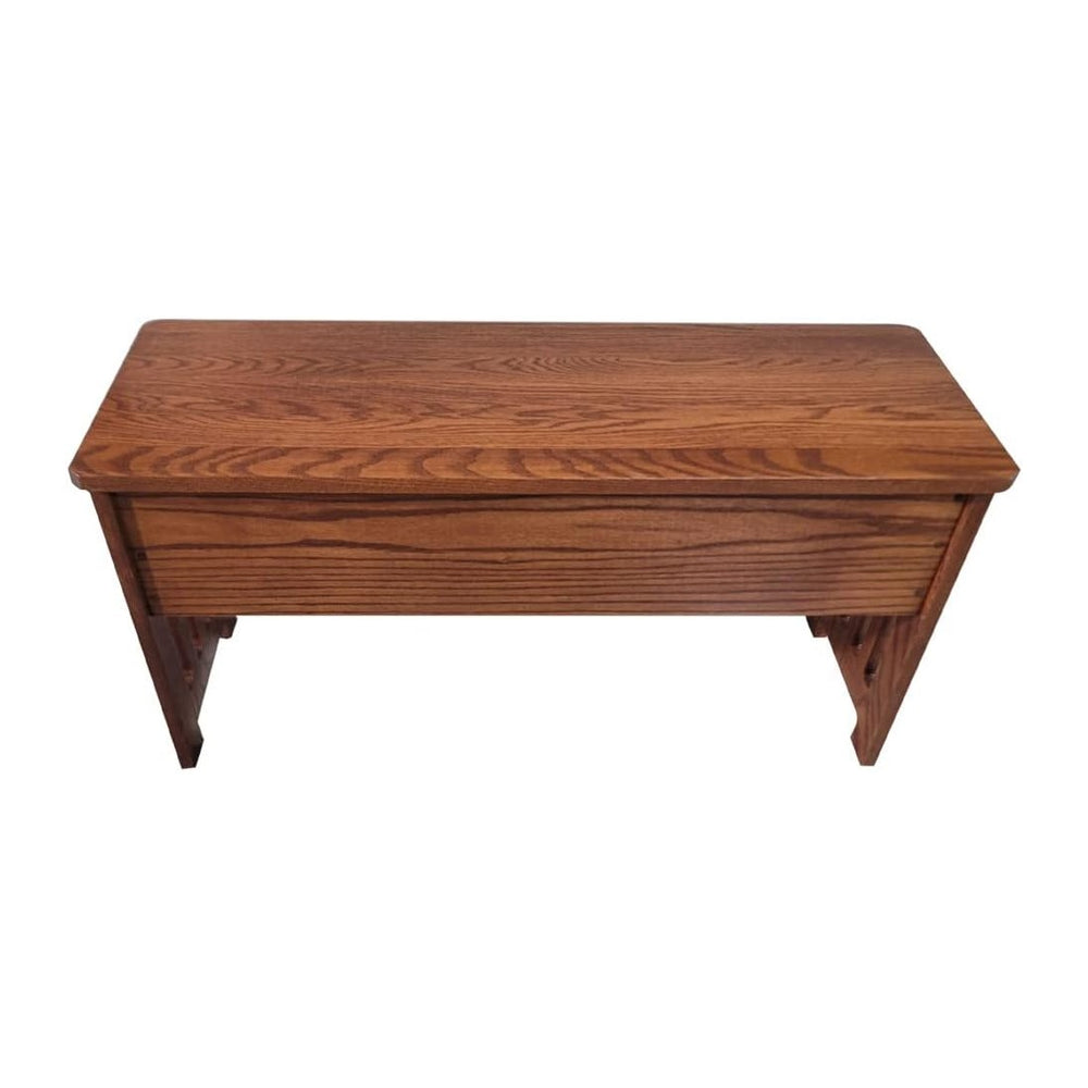 Rustic Red Door Co. Wooden Storage Bench for Entryway with Lid, Mission Style...