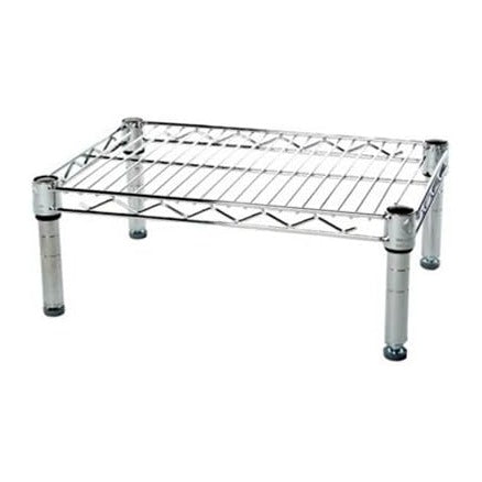 Shelving Inc. 12" d x 18" w Chrome Wire Shelving with 1 Tier Shelf
