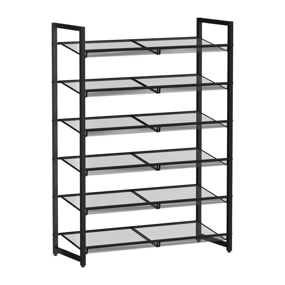 Shoe Rack, 6-Tier Metal Shoe Organizer, Tall Shoe Rack for Closet,entryway,Ga...