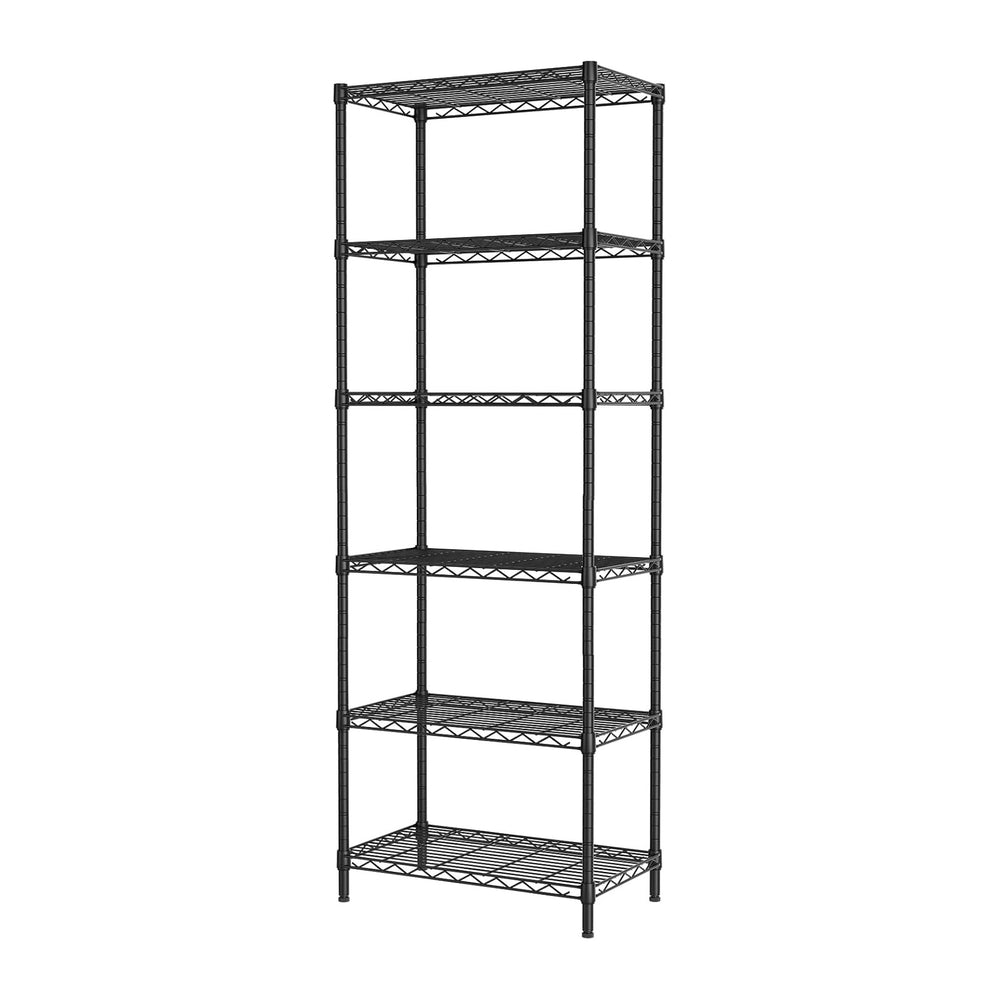 SINGAYE 6 Metal Shelves Wire Shelving Storage Shelf Adjustable Unit Pantry