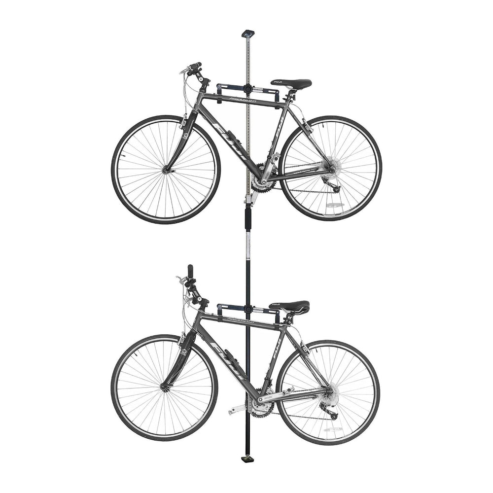 SPAREHAND Q-RAK II - Dual Bike Storage System - CP - Bike Rack Garage Storage...