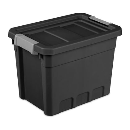 Sterilite Stacker Tote with Latching Lids for Garage, 7.5 Gallon, 24-Pack