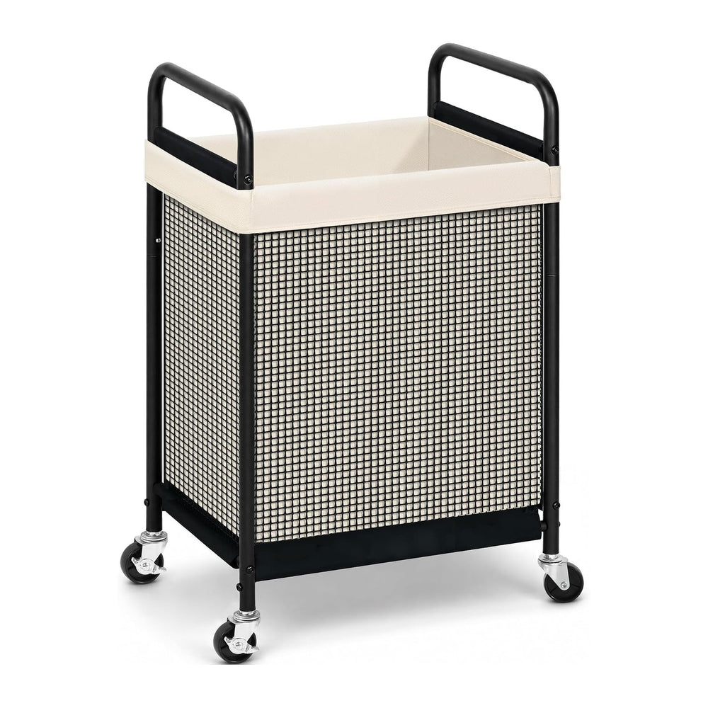 STORAGE MANIAC Rolling Laundry Hamper with Wheels 1-Section Laundry Sorter Ro...