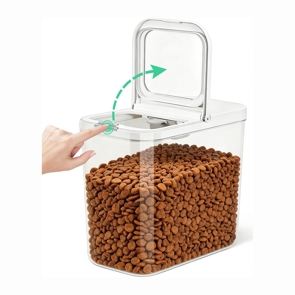 TBMax Dog Cat Food Storage Container 12Lbs with Airtight Flip-up Lid, Large P...