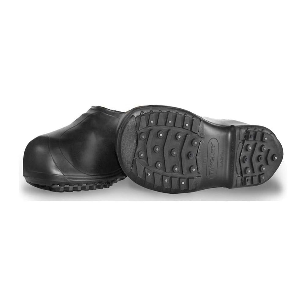 Tingley 1350.SM Winter-Tuff Ice Traction Stretch Rubber Overshoes, Small, Black