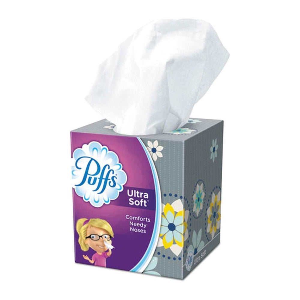 Ultra Soft Facial Tissue, Two-Ply, White, 56 Sheets/Box (11 Boxes)
