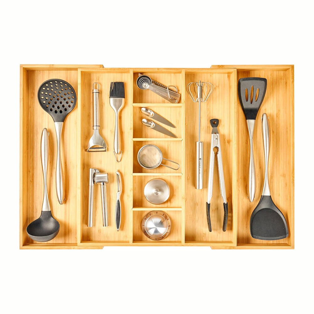 Umilife Extra Large Expandable Kitchen Drawer Organizer