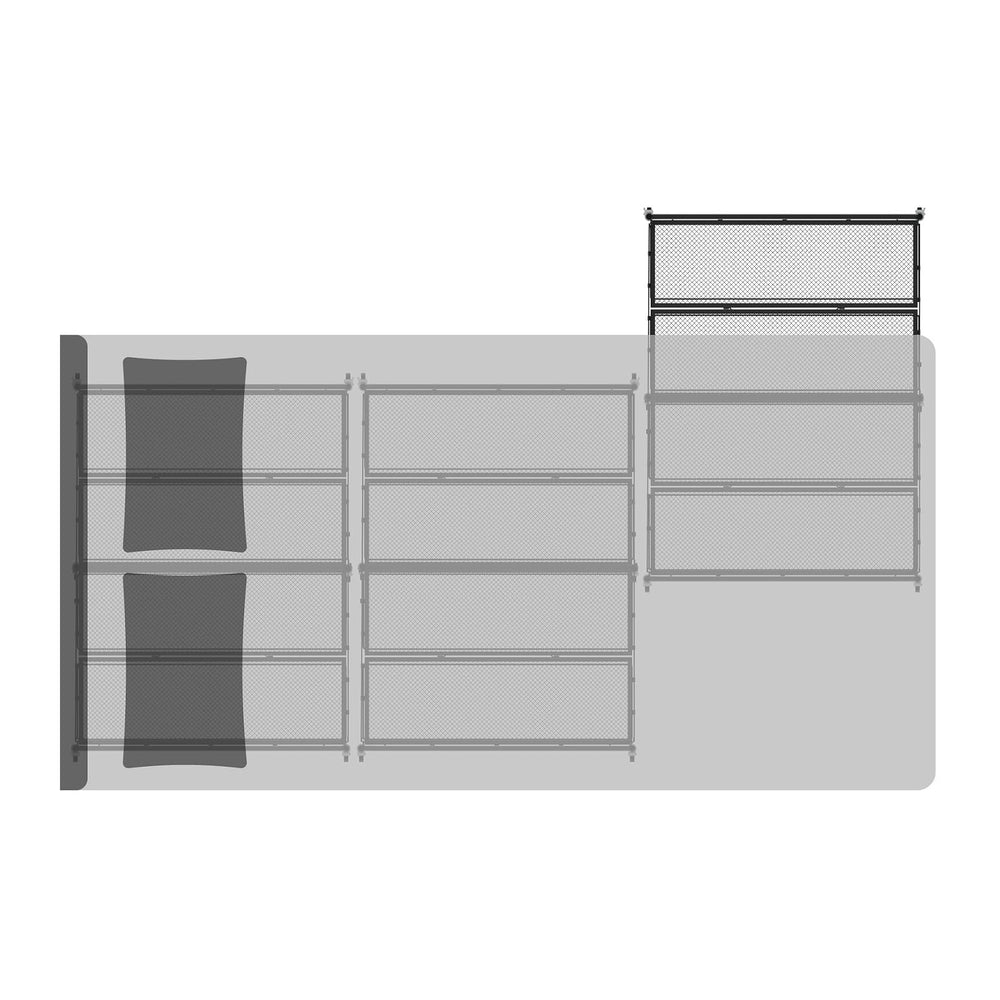 Under Bed Storage with Wheels, Large 65L, Heavy Duty Metal, Holds 70lb